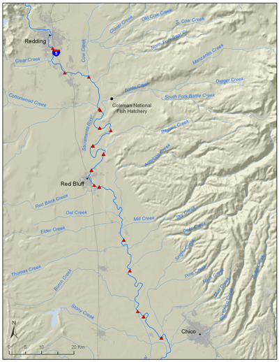 Upper Sacramento River Map